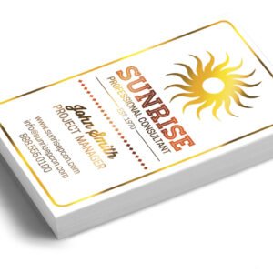 Business Card Akuafoil2" x 3.5"