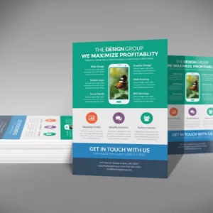 Flyer Flat 100 LB Gloss Book  8.5" x 11"