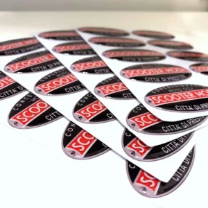 Sticker Oval 2.5" x 3"