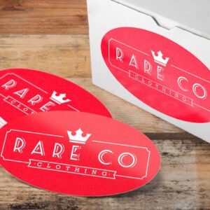 Sticker Oval 4" x 5"